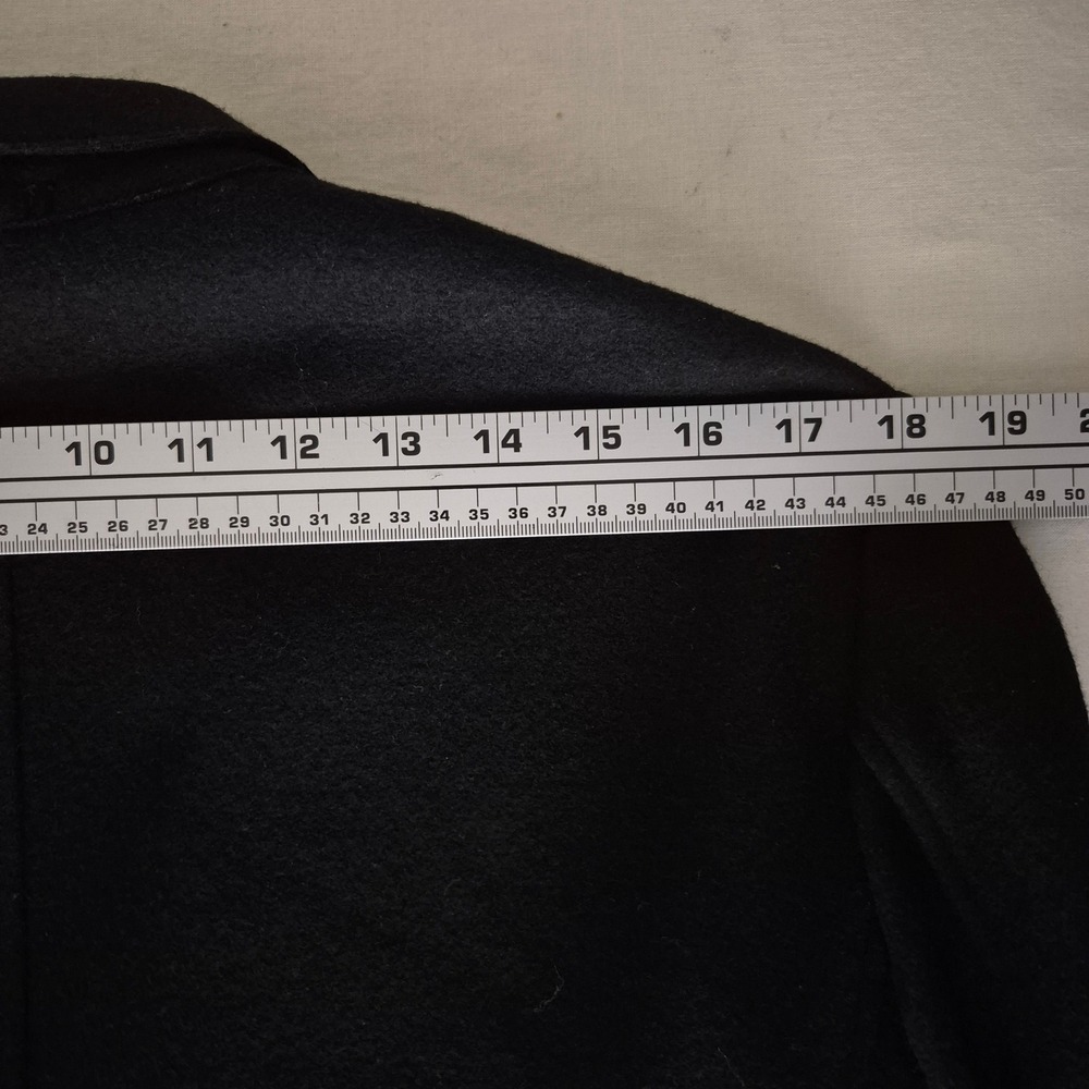 Uniqlo Wool Collection Mens Slim Fit Blazer Jacket Black 40R Unstructured - Picture 9 of 11